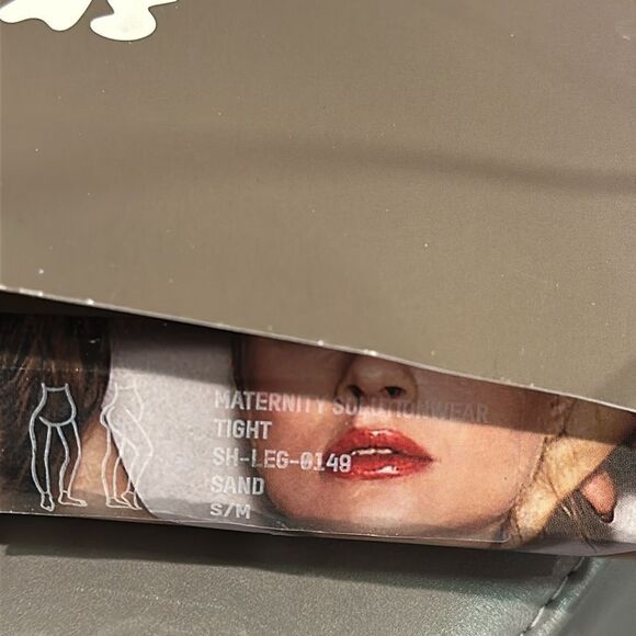 SKIMS Maternity Legging Tight NEW Solutionwear Shapewear Sand Small/Medium new!‎ - Picture 5 of 5